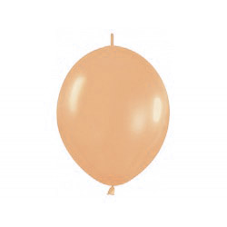 Link-o-loon balloon peach, latex balloons, decorating balloons