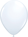 12" white standard latex balloons