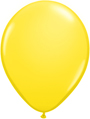 12" Yellow standard latex balloons