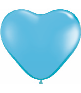 12" Heart latex balloons light blue, latex balloons, helium balloons, balloon acccessories