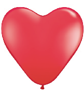 12" Heart latex balloons red, latex balloons, helium balloons
