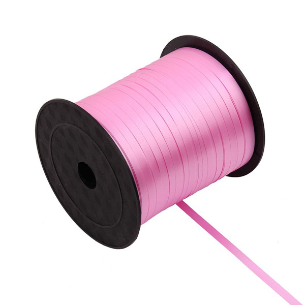 Curling Ribbon, W: 10 mm, light pink, 250 m/ 1 roll